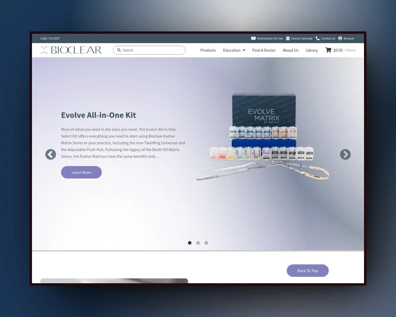 Screenshot cover for: Bioclear