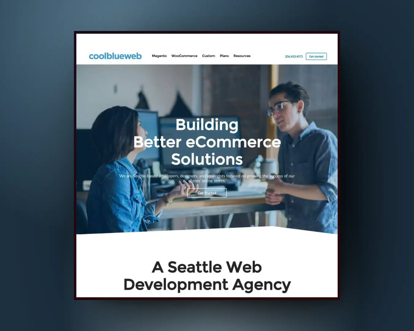 Screenshot cover for: coolblueweb